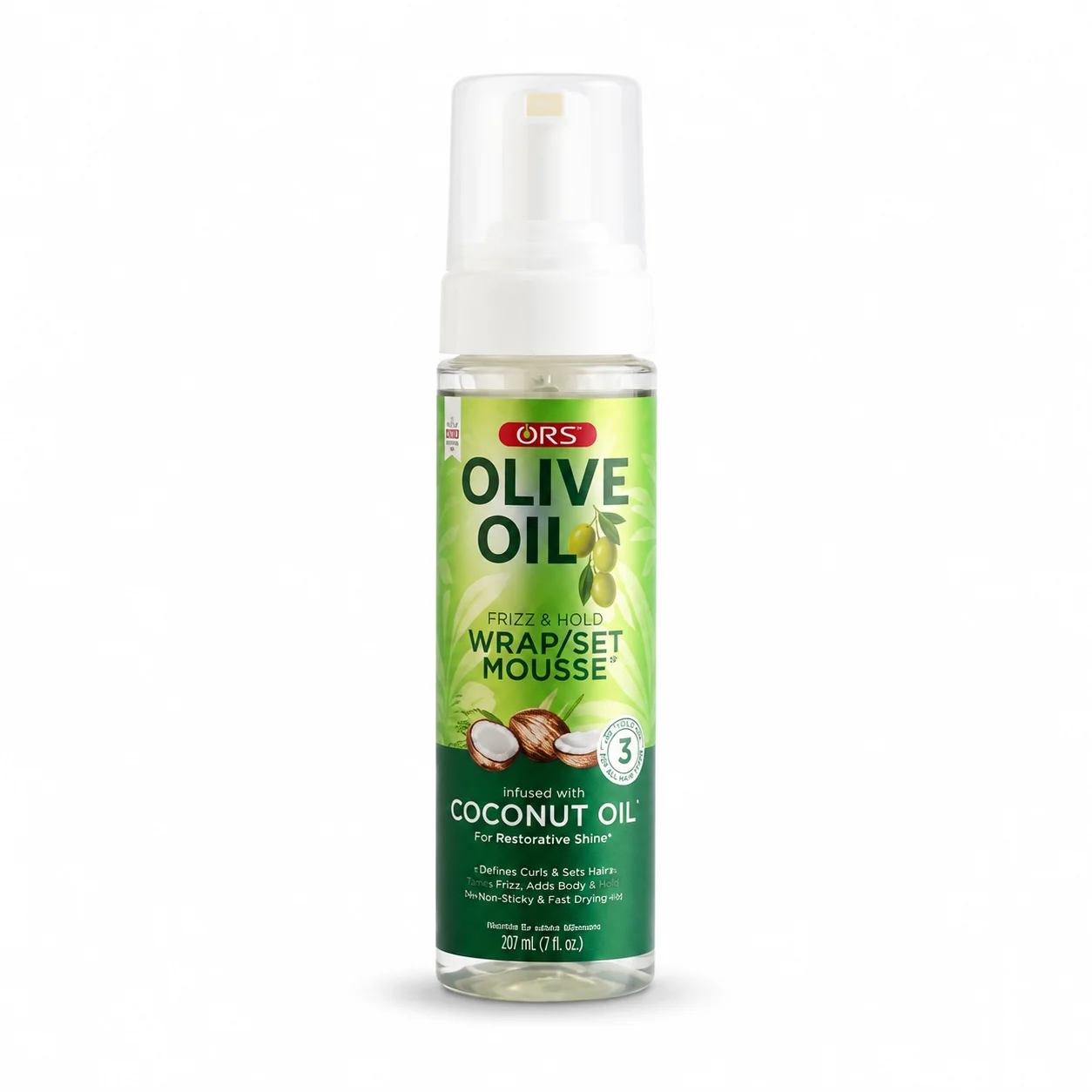 Ors Olive Oil Hold & Shine Wrap Set Mousse 207 ml - Buy online