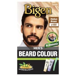 Bigen Men's Beard Colour B105 Medium Brown
